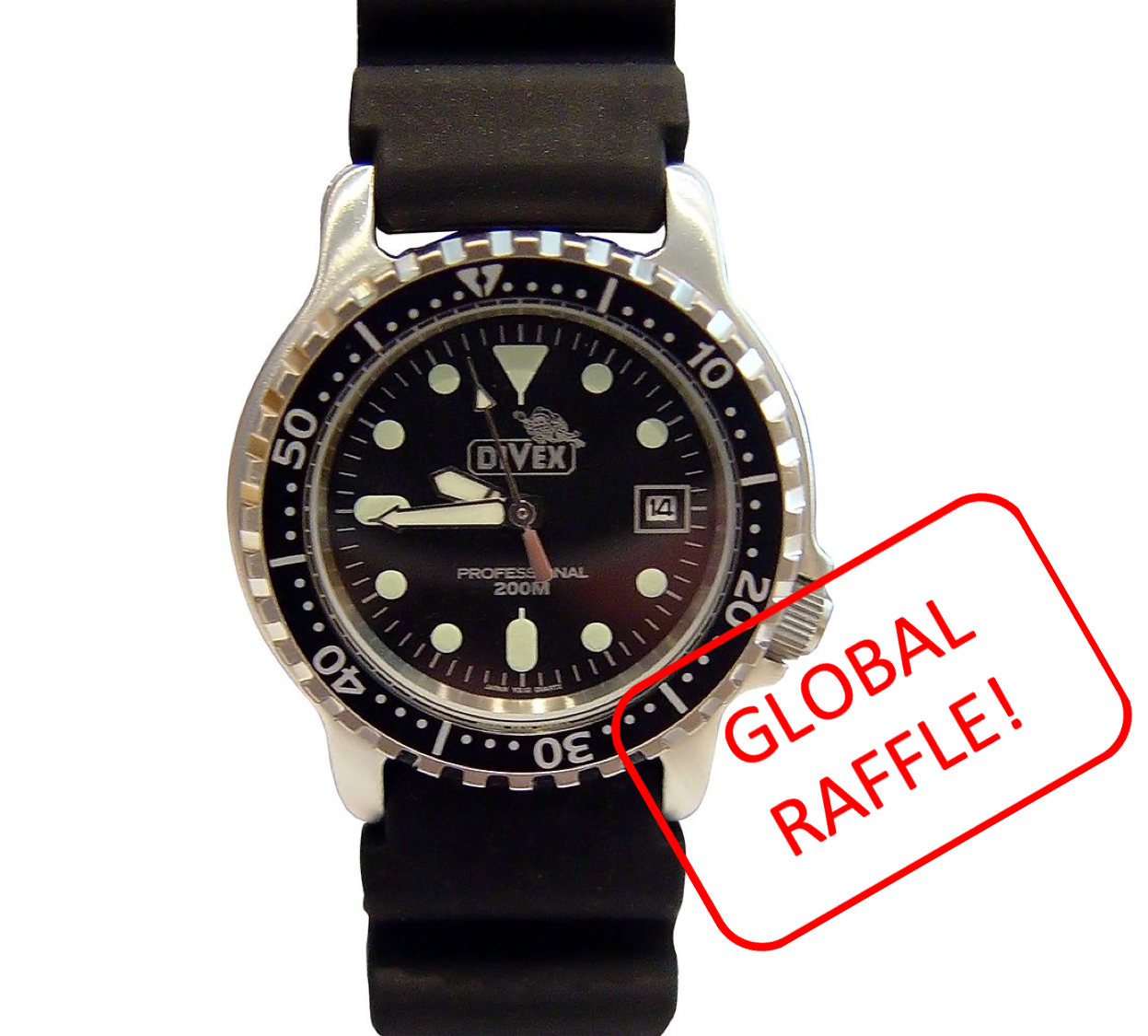 RAFFLE ITEM Divex Ladies Professional 200 Watch Deep Dive 2021 Combat Diver Reunion