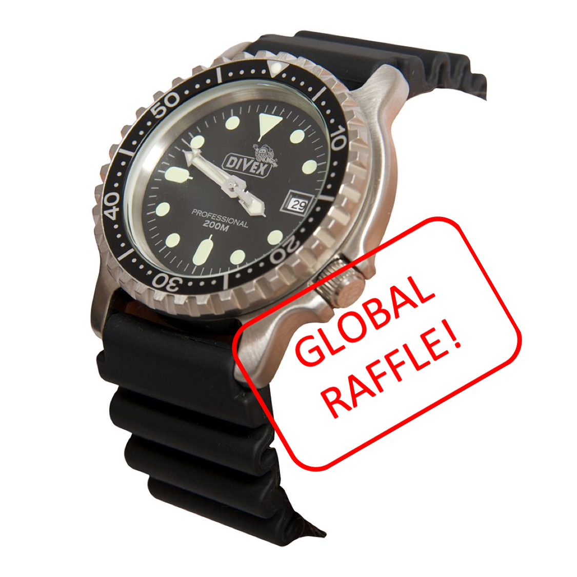 RAFFLE ITEM: Divex Professional 200 Watch