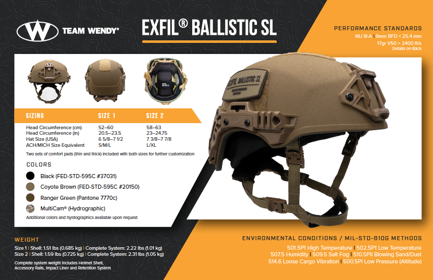 EXFIL® Ballistic SL Combat Helmet - image 2